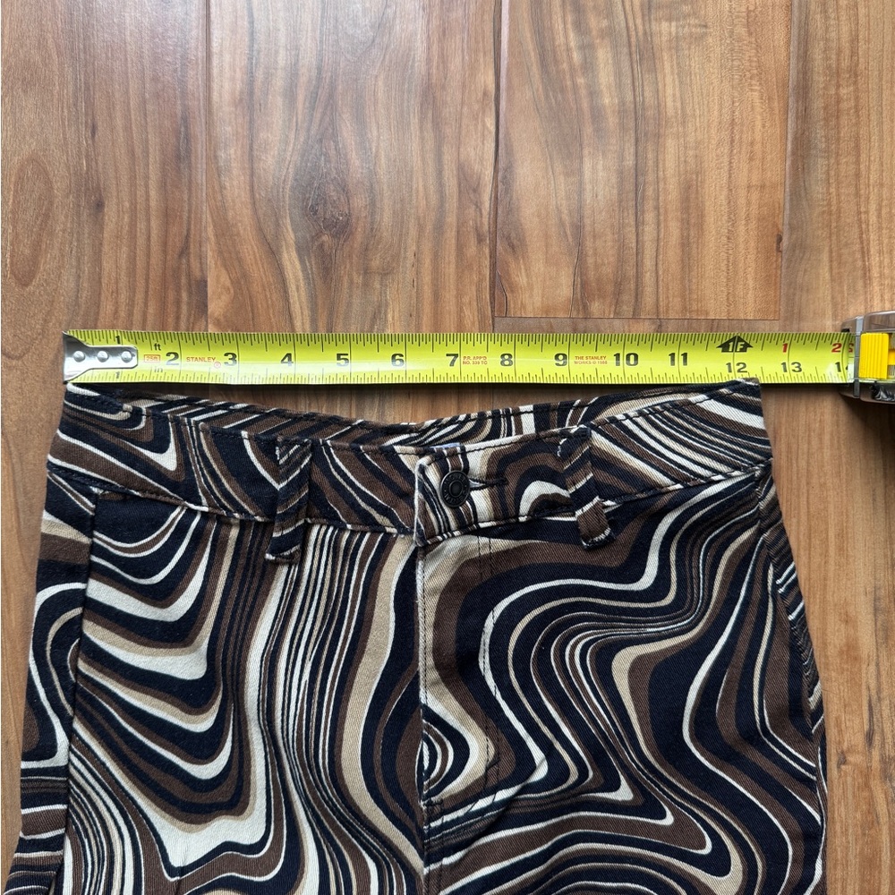 Motel Rocks • Brown and Cream Swirl Pants - Picture 5 of 5